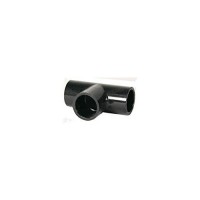 Dura 401-020B 2" Slip SCH40 PVC Tee Fitting - Black 401020B
