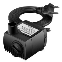Homasy Upgraded 80 GPH (300L/H, 4W) Submersible Water Pump, 48 Hours Dry Burning Water Pump with 5.9ft (1.8m) Power Cord