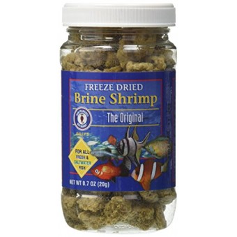 San Francisco Bay Brand ASF71109 Freeze Dried Brine Shrimp for Fresh and Saltwater Fish, 20gm