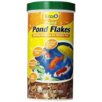 TetraPond 16210 Flaked Fish Food, 6.35-Ounce