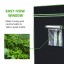 VIVOSUN 48"x24"x60" Mylar Hydroponic Grow Tent with Observation Window and Floor Tray for Indoor Plant Growing 2'x4'