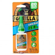Gorilla Super Glue Gel, 20 g, Clear