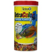 Tetra TetraColor PLUS Tropical Fish Flakes, 7.06-Ounce